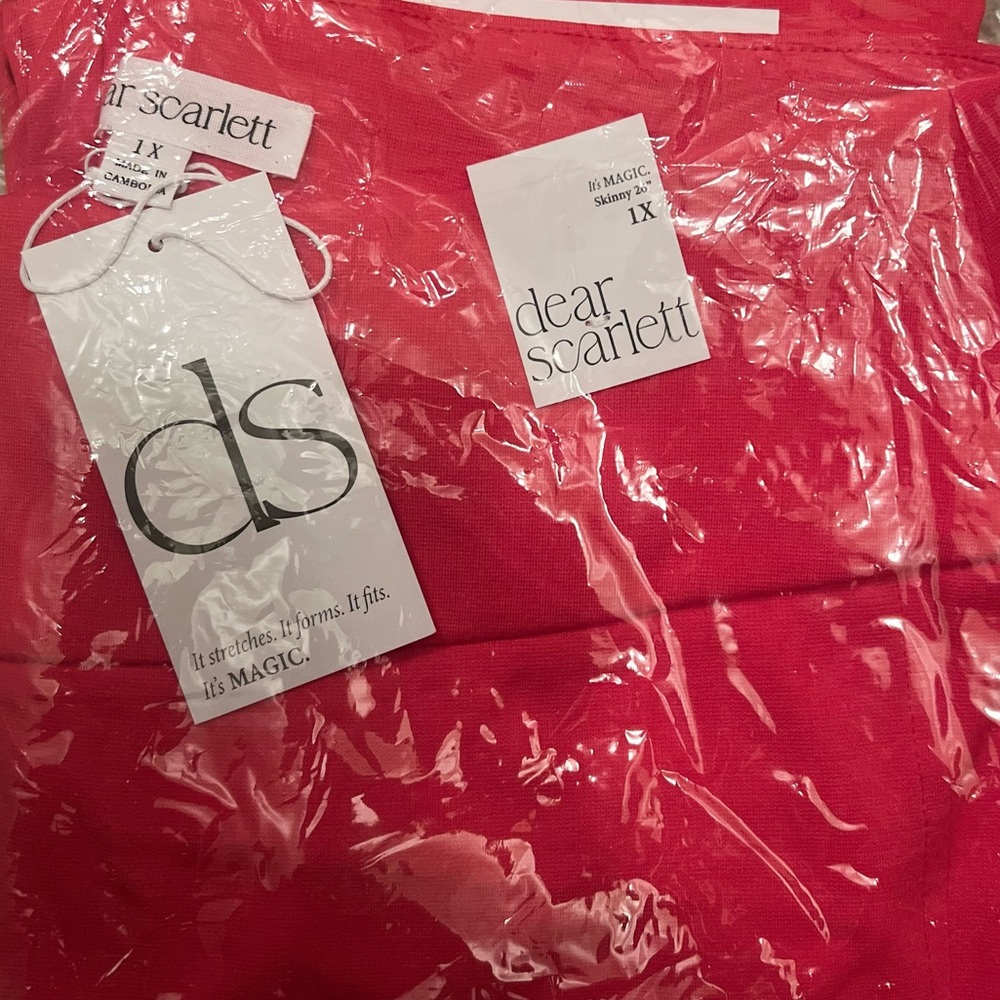 NWT Dear Scarlett Magic Ankle Crop Skinny trouser Pants - Picture 3 of 9
